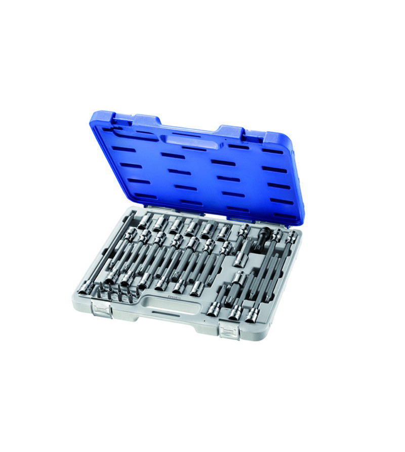 COFFRET DE DOUILLES TOURNEVIS  6 PANS, TORX, XZN 38 PIÈCES - EXPERT -E200513