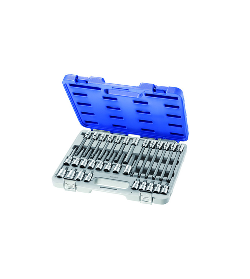 COFFRET DE DOUILLES TOURNEVIS 6 PANS 30 PIÈCES - EXPERT - E200516