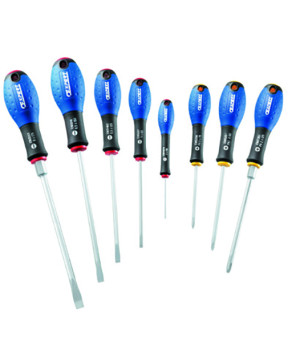 JEU DE 8 TOURNEVIS - FENTE / PH - EXPERT - E160904