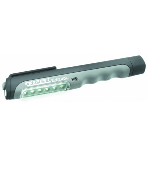 LAMPE STYLO 6+1 LEDS RECHARGEABLE USB - EXPERT - E201406