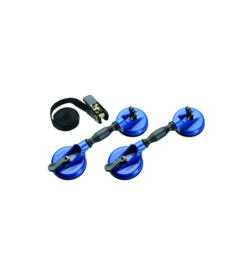 JEU DE VENTOUSES + SANGLE PARE-BRISE (3PCS) - EXPERT - E201501