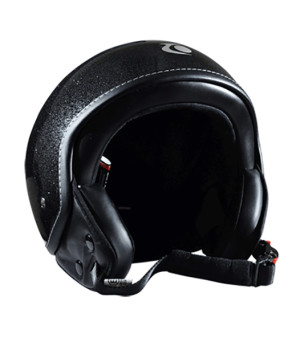 CASQUE JET TRENDY 18 T-101 FLAK NOIR PAILLETE VERNI T59-60 L