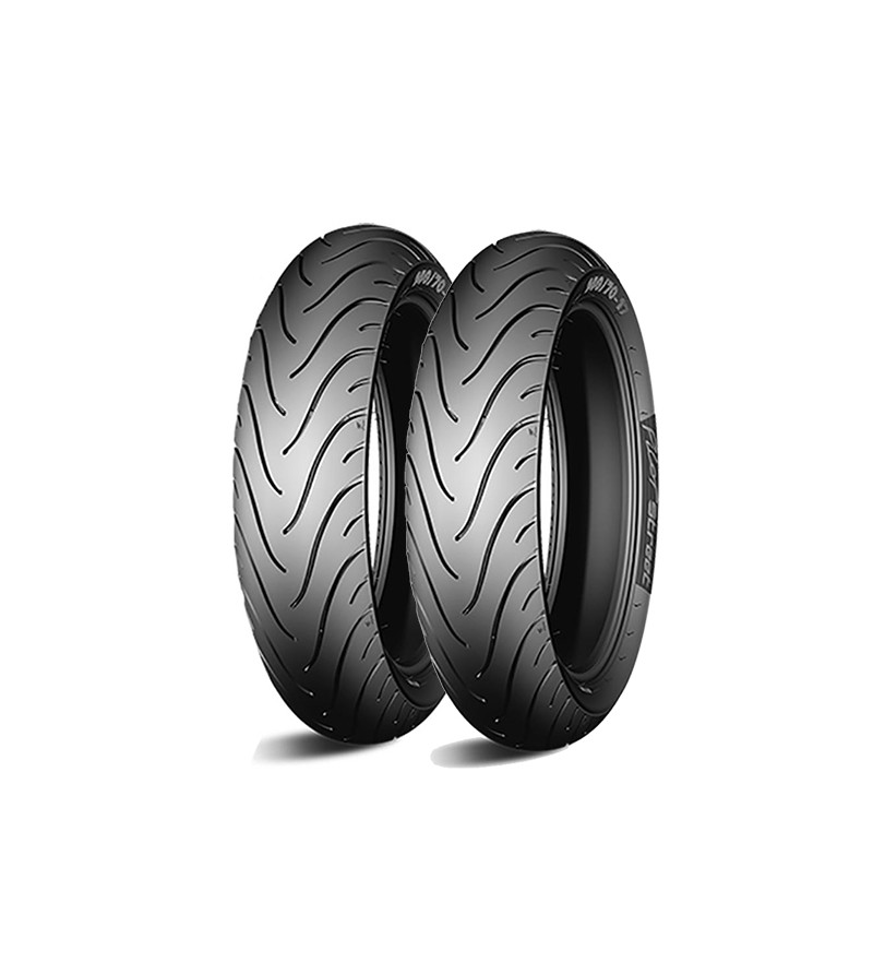 OP TRAIN PNEU MOTO 17 100/80 X 17 + 130/70 X 17 MICHELIN PILOT STREET TL/TT