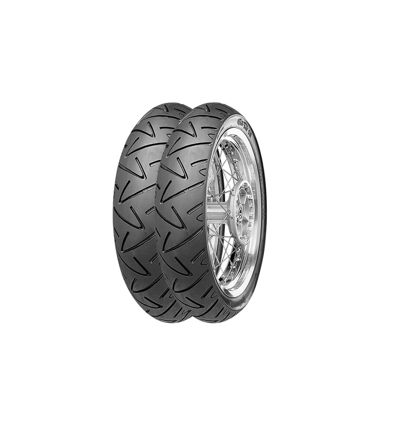 OP TRAIN PNEU MOTO 17 100/80 X 17 + 130/70 X 17  CONTI TWIST SPORT SM (AV+AR)