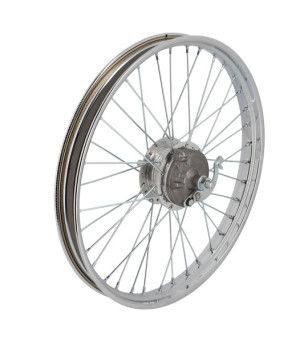 ROUE COMPLETE AV CYCLO ADAPT. PEUGEOT 103 SP/MVL 1.5X17'' (36 TROUS)