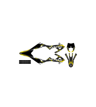 KIT DECO/AUTOCOLLANT KRM ADAPT. RIEJU MRT/MRT PRO/MARATHON 22- - JAUNE