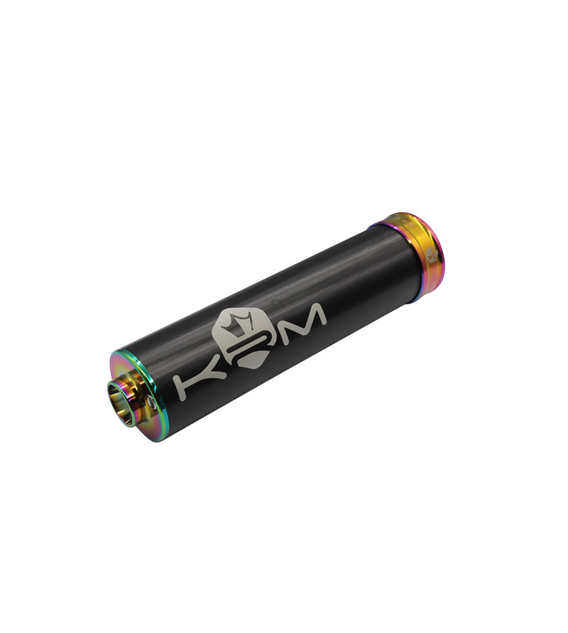 SILENCIEUX/CARTOUCHE MECABOITE KRM*ALU - NOIR/NEOCHROME