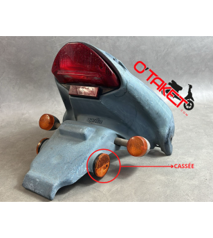 Bavette arrière/ Support de plaque avec feu Rally origine APRILIA Accueil sur le site du spécialiste des deux roues O-TAKET.COM