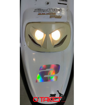 Face avant avec sa moustache et optique Booster/Bw's adaptable MBK/YAMAHA →2004 Accueil sur le site du spécialiste des deux r...