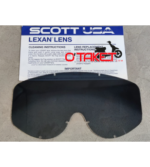 Écran de remplacement SCOTT pour masque de cross Lexan SGL Accueil sur le site du spécialiste des deux roues O-TAKET.COM