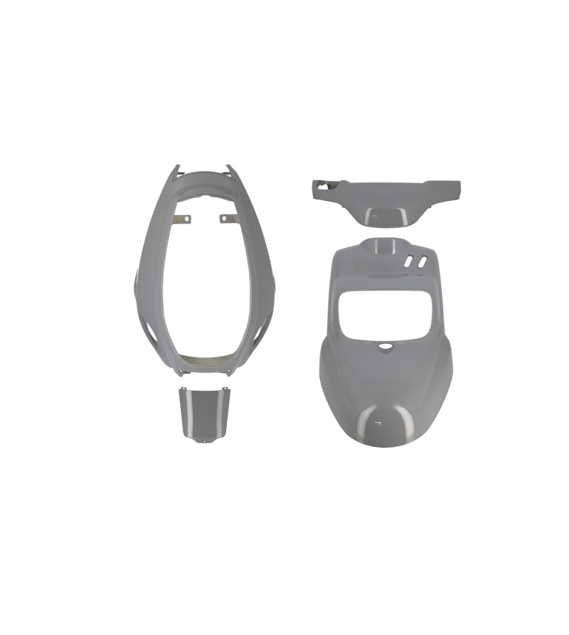 CARROSSERIE SCOOTER TUN'R KIT TYPE ORIGINE ADAPT. BOOSTER/BW'S 2004- GRIS NARDO (4 PCS) SCOOTER sur le site du spécialiste de...
