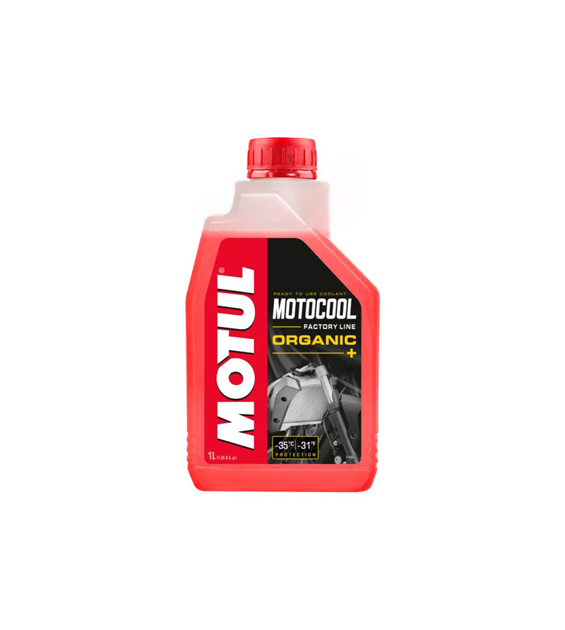 LIQUIDE DE REFROIDISSEMENT MOTUL MOTOCOOL FACTORY LINE ORGANIC  (-35°c) (1L)