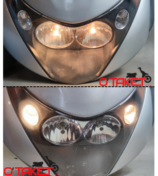 Face avant avec optique Beverly origine PIAGGIO 125/250/400 Accueil sur le site du spécialiste des deux roues O-TAKET.COM