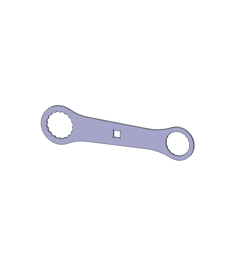 CLE DOUBLE POUR BOITIER DE PEDALIER 16 CANNELURES - BLACKBEARING
