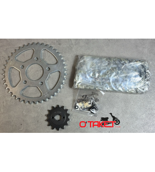 Kit chaîne AFAM CRM adaptable HONDA 125