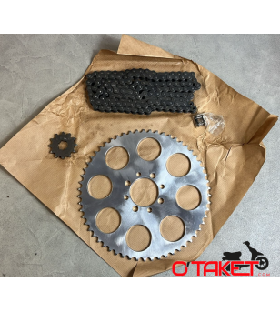 Kit chaîne AFAM TS-X adaptable SUZUKI 50