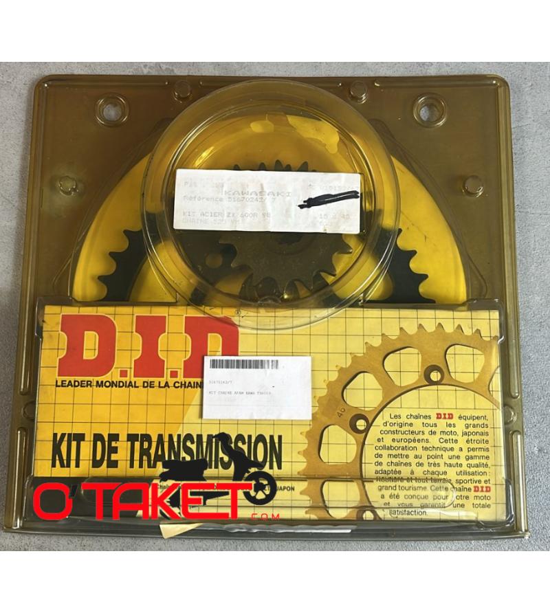 Kit chaîne DID ZX 600 R adaptable KAWASAKI 600 Accueil sur le site du spécialiste des deux roues O-TAKET.COM Kit chaîne DID ZX 600 R adaptable KAWASAKI 600 Accueil sur le site du spécialiste des deux roues O-TAKET.COM