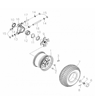 Écrou de jante alu Baja/Outback origine TRITON Accueil sur le site du spécialiste des deux roues O-TAKET.COM