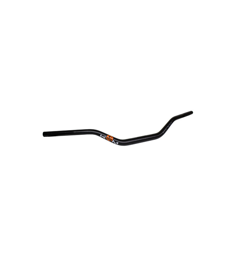 GUIDON MECABOITE/MOTO KRM OVERSIZED28.6 ALU KRM PRO RIDE SANS MOUSSE- NOIR/ORANGE