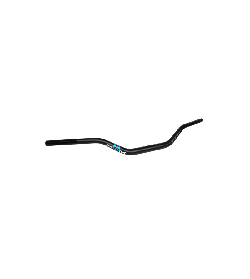 GUIDON MECABOITE/MOTO KRM OVERSIZED28.6 ALU KRM PRO RIDE SANS MOUSSE- NOIR/TURQUOISE