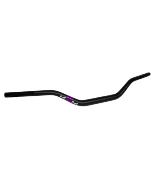 GUIDON MECABOITE/MOTO KRM OVERSIZED28.6 ALU KRM PRO RIDE SANS MOUSSE- NOIR/VIOLET