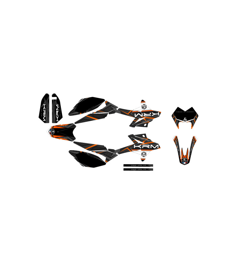 KIT DECO/AUTOCOLLANT KRM ADAPT. BETA RR 2011-2020 - ORANGE