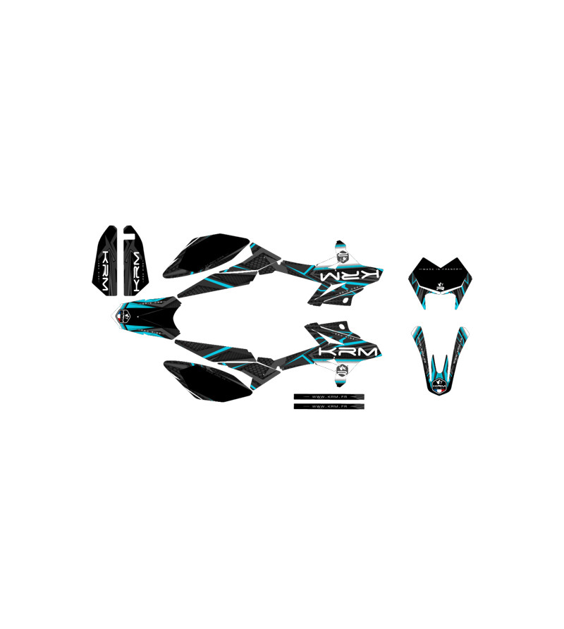 KIT DECO/AUTOCOLLANT KRM ADAPT. BETA RR 2011-2020 - TURQUOISE