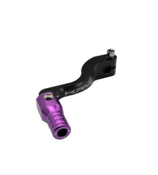 SELECTEUR VITESSE KRM ADAPT. AM6 ALU NOIR/VIOLET (REPLIABLE)