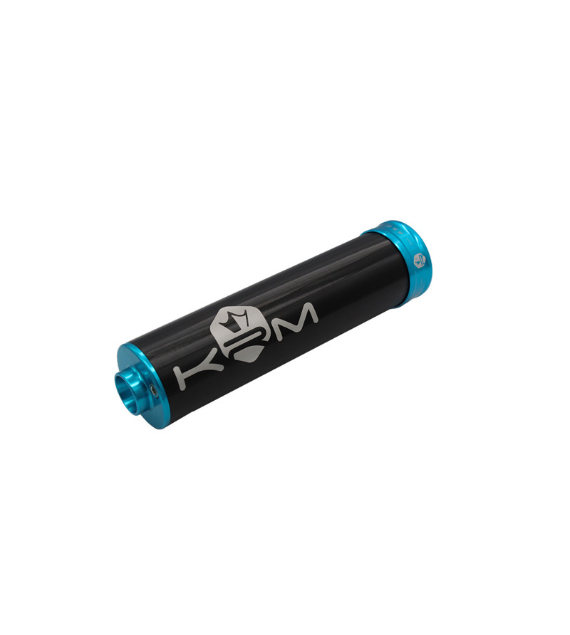 SILENCIEUX/CARTOUCHE MECABOITE KRM* ALU - TURQUOISE