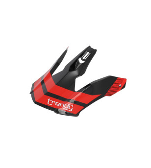 VISIERE CASQUE CROSS TRENDY CT-906NOIR/ROUGE