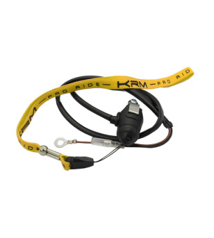 COUPE CIRCUIT KRM PRO RIDE ANTI-AGRESSION MAGNETIQUE - JAUNE (NORMALEMENT OUVERT)