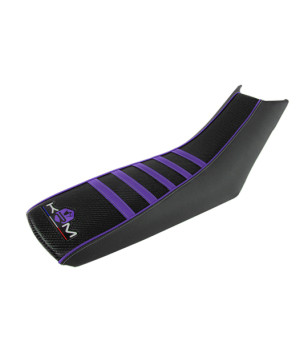 HOUSSE DE SELLE MECABOITE KRM PRO RIDE ADAPT.DERBI DRD X-TREME/DRD RACING 11-17- VIOLET 50 À BOITE sur le site du spécialiste...