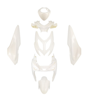 CARROSSERIE SCOOTER TUN'R KIT ADAPT. NITRO/AEROX 2013- BLANC PEINT (7 PIECES) TYPE ORIGIN SCOOTER sur le site du spécialiste ...