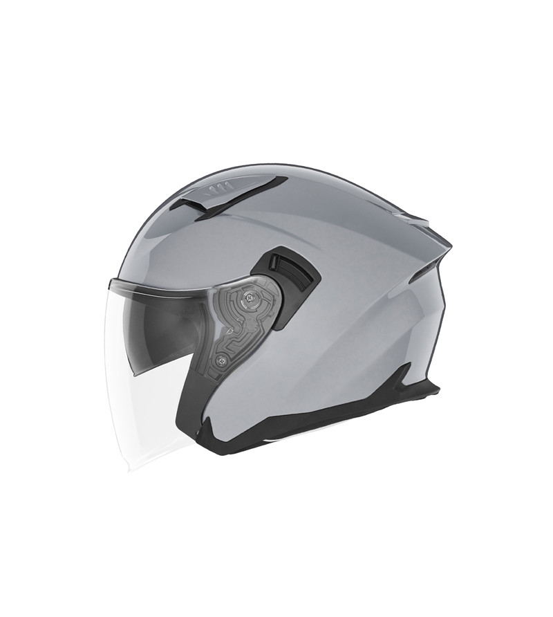 CASQUE JET DOUBLE ECRAN NOX N130 GRIS NARDO T53-54 XS - CE 22.06