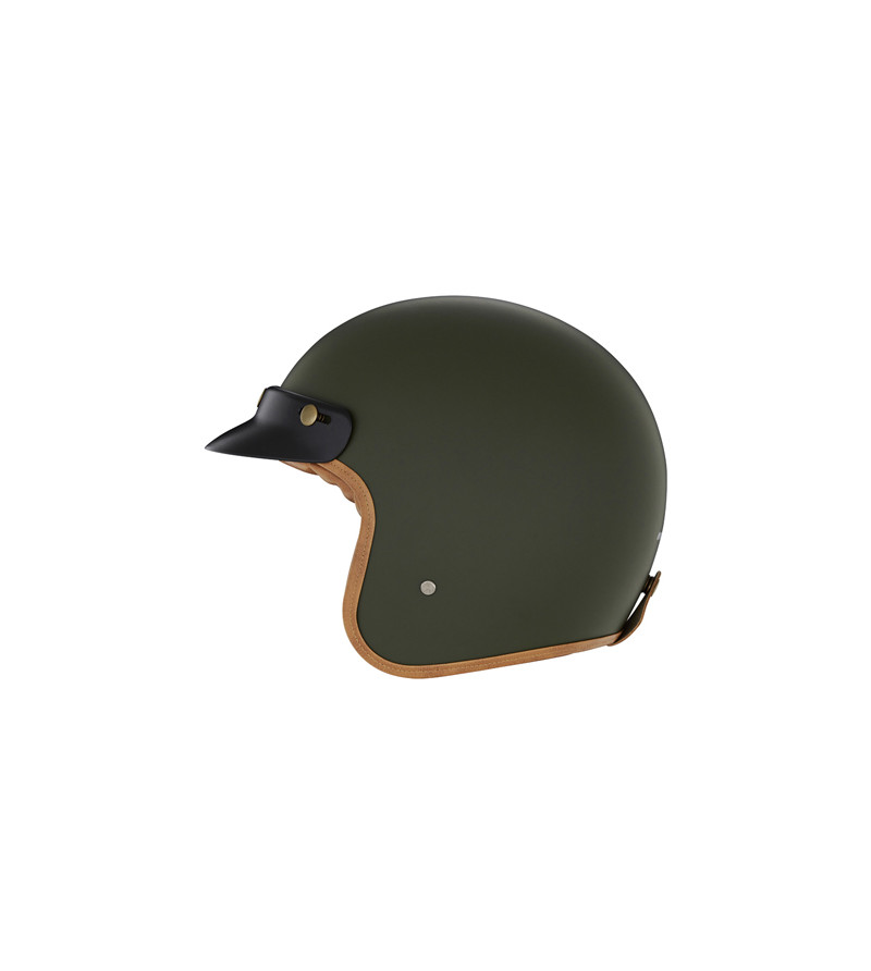 CASQUE JET NOX N 243 KAKI MAT T59-60 L - CE 22.06