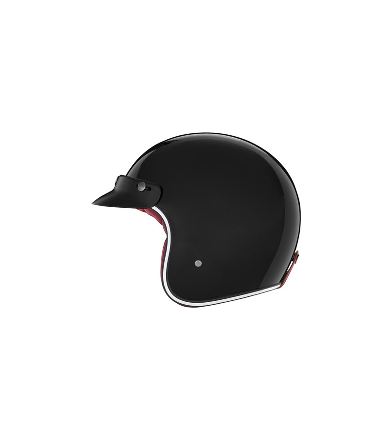 CASQUE JET NOX N 243 NOIR BRILLANT T59-60 L - CE 22.06