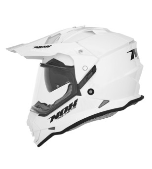 CASQUE CROSS DOUBLE ECRAN NOX 312 BLANC PERLE  T53-54 XS - CE 22.06