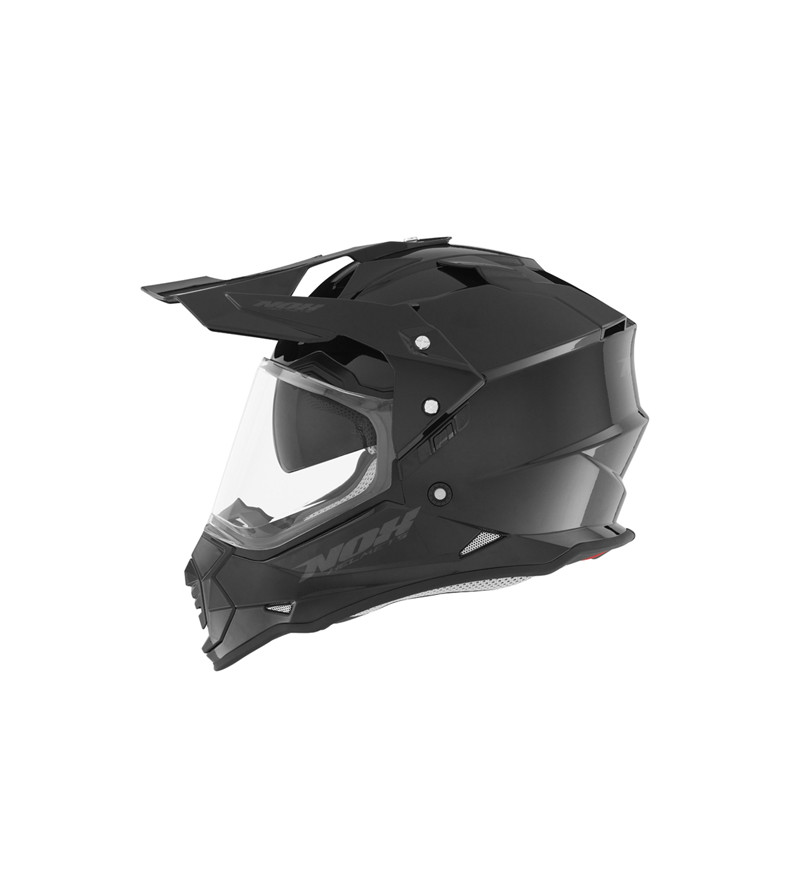 CASQUE CROSS DOUBLE ECRAN NOX N312 NOIR BRILLANT T59-60 L - CE 22.06
