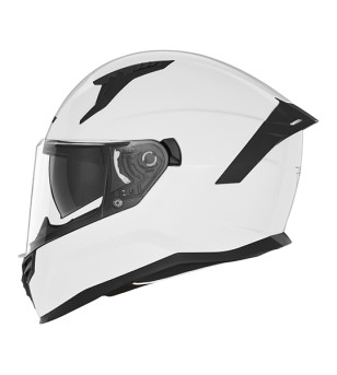 CASQUE INTEGRAL DOUBLE ECRAN  NOX N401 BLANC PERLE T53-54 XS - CE 22.06