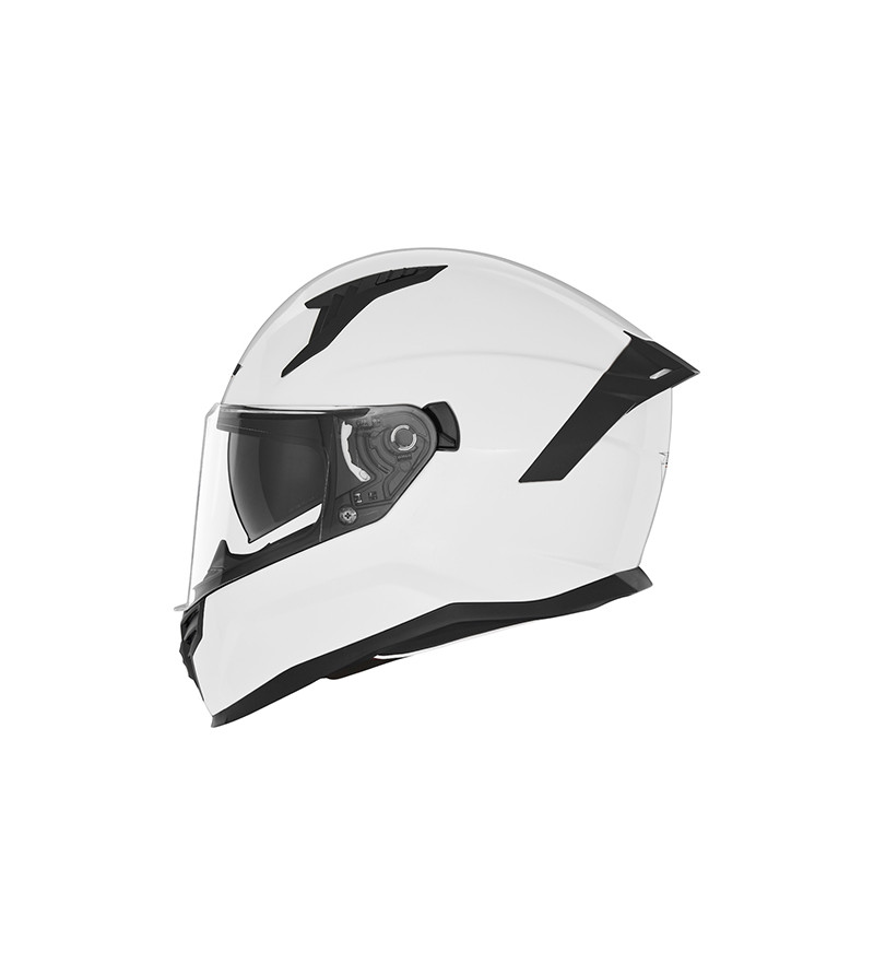 CASQUE INTEGRAL DOUBLE ECRAN  NOX N401 BLANC PERLE T59-60 L - CE 22.06
