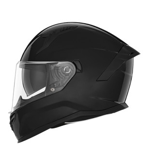 CASQUE INTEGRAL DOUBLE ECRAN  NOX N401 NOIR BRILLANT T53-54 XS - CE 22.06