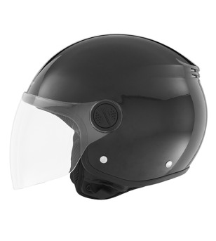 CASQUE JET NOX N608 NOIR BRILLANT T53-54 XS - CE 22.06