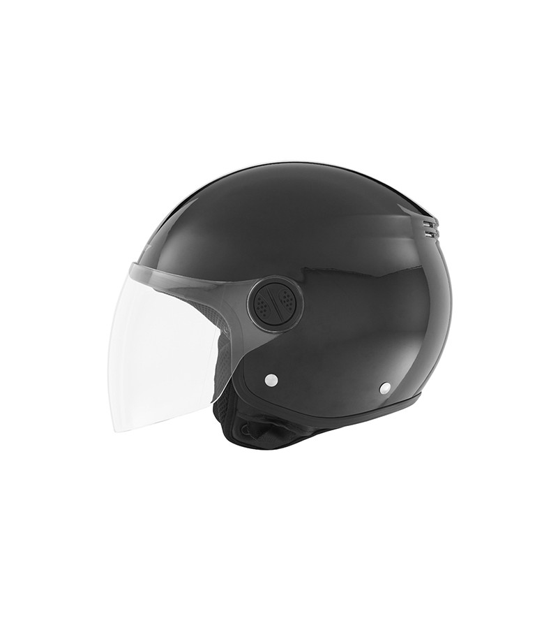 CASQUE JET NOX N608 NOIR BRILLANT T55-56 S - CE 22.06