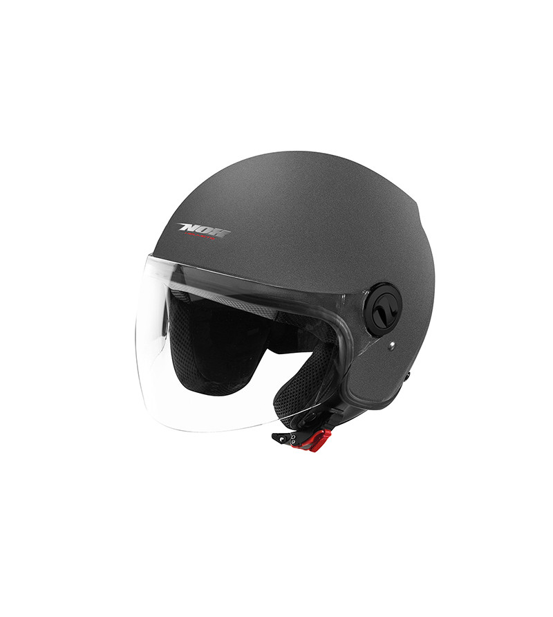 CASQUE JET NOX N608 MAT TITANIUM T59-60 L - CE 22.06