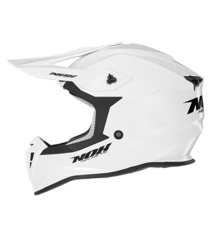 CASQUE CROSS NOX N633 BLANC PERLE T53-54 XS - CE 22.06