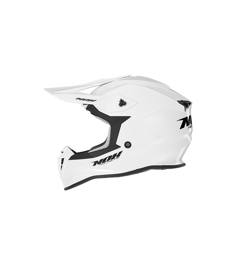CASQUE CROSS NOX N633 BLANC PERLE T59-60 L - CE 22.06