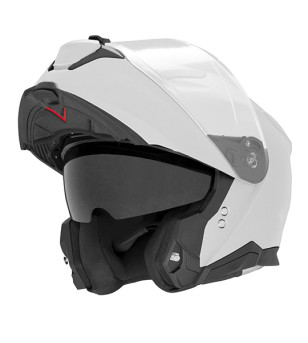 CASQUE MODULABLE NOX N967 BLANC PERLE T53-54 XS - CE 22.06