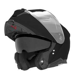 CASQUE MODULABLE NOX N967 NOIR BRILLANT T53-54 XS - CE 22.06