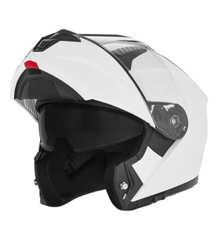 CASQUE MODULABLE NOX N968 BLANC PERLE T53-54 XS - CE 22.06