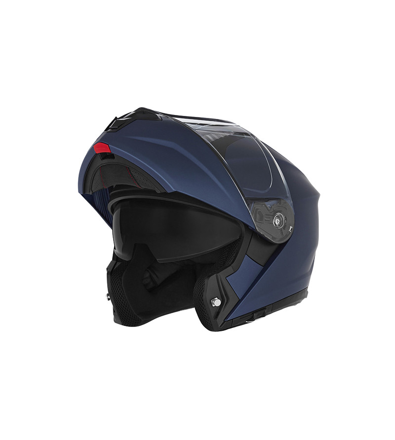 CASQUE MODULABLE NOX N968 BLEU MAT METALLISE  T59-60 L - CE 22.06